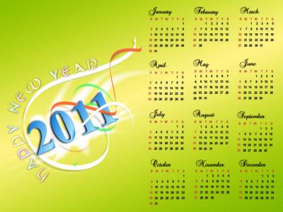 2011 New Year Calendar