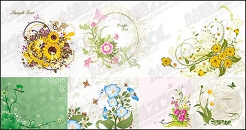 7, Various Flowers Vector Material Preview