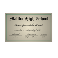 Business - A high school diploma 