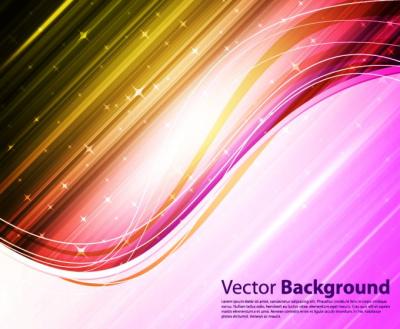 Abstract Colourful Wave Background Preview