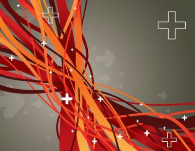 Abstract Red Vector Preview