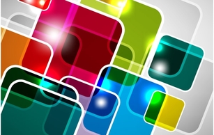Abstract Square Vector Background
