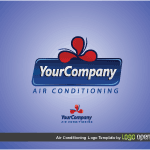 Air Conditioning Logo Template Preview