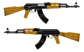 Military - AK 47 Rifle 