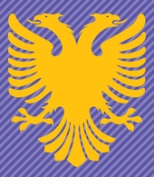 Albania Flag Double