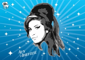 Amy Winehouse Vector Preview