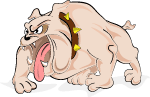 Angry Bulldog Free Vector