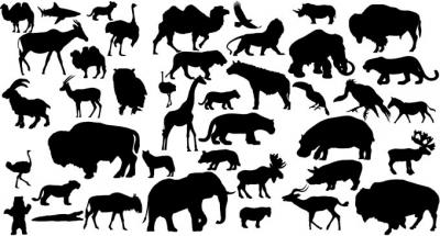 Animals - Animal silhouettes 