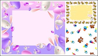 Backgrounds - Animals borders and lovely picture frames 