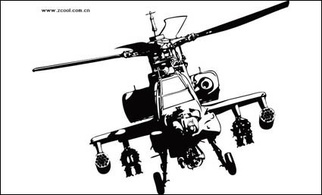 Apache helicopters vector material Preview