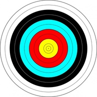 Archery Target clip art Preview