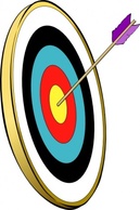 Arrow Feather Sport Purple Gold Archery Bullseye Preview