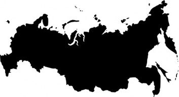 Maps - Babayasin Russia Outline Map clip art 
