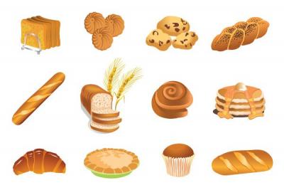 Food - Baking Products Vector 