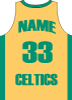 Basketball Jersey Celtics Vector Image Preview