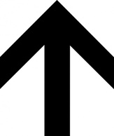 Black North Arrow Direction Arrows Pfeil Directions Up Preview