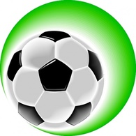 Objects - Black Soccer White Ball Round Sports Game Soccerball 
