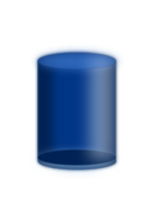 Blue cylinder Preview
