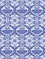 Blue Victorian Pattern