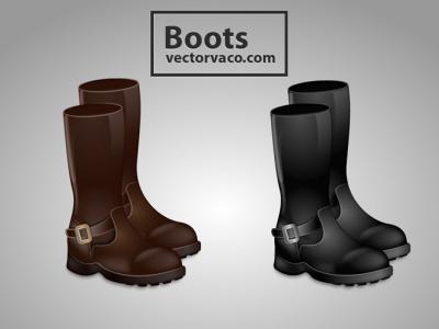 Boots Vecotor Preview
