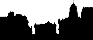 Silhouette - Buildings City Silhouette Charm Oxford Scape 