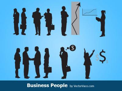 Business People Silhouettes Preview