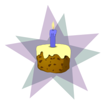 Food - Cake And Candle 
