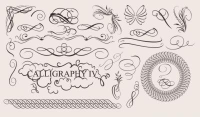 Caligraphy Design Elements Preview