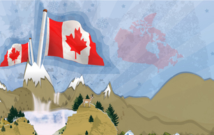 Canadian Landscape Postcard Preview