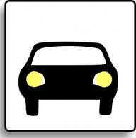 Icons - Car Icon For Use With Signs Or Buttons clip art 