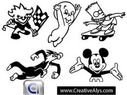 Cartoon Characters and Mascots