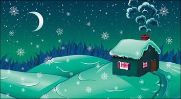 Cartoon Snow Moonlight Preview