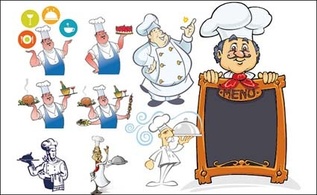 Food - Chef Series Vector material 
