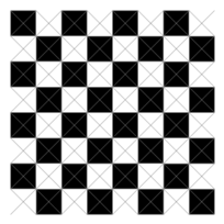 Chessboard Diagonal Cuts Preview