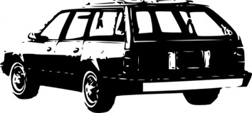 Chevrolet Celebrity Wagon clip art
