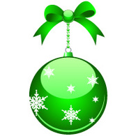 Objects - Christmas Ball Vector Graphic 
