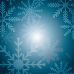 Backgrounds - Christmas Snowy Vector Background 