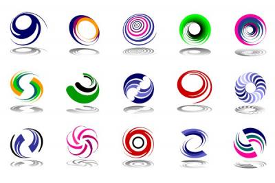 Circle Logo Elements Vector Preview