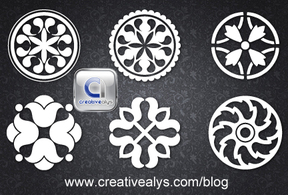Ornaments - Circular Design Ornaments 