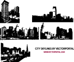 City Skylines Vector Preview