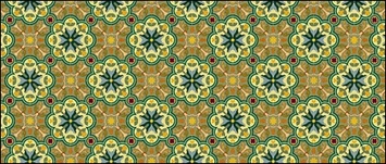 Classic tile pattern vector-2