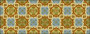 Classic tile pattern vector-5