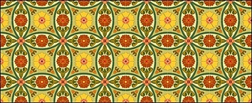 Classic tile pattern vector-8