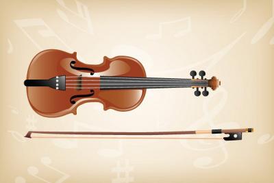 Classical Violin Vector Preview