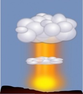 Cloud Mushroom Cartoon GIF Explosion Bomb Nuclear Explosions