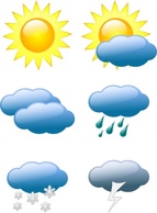 Cloud Symbol For Sun Cartoon Symbols Free Lightning Weather Cloudy Rain Snow Storm Thunder Wind ...