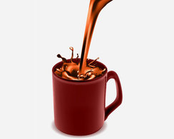Coffee Mug with Chocolate Coffee