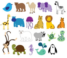 Colorful Animals Preview