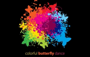 Colorful Butterfly Dance