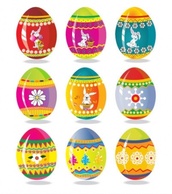 Colorful designer eggs Preview